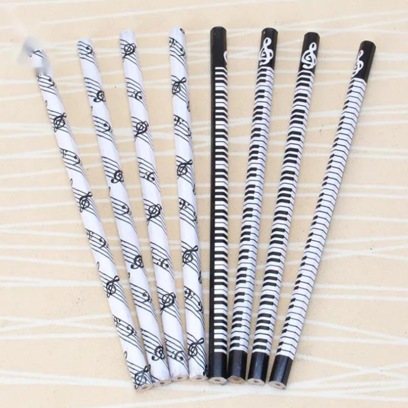 1 pezzo pianoforte musica matita musicale cancelleria scuola forniture per ufficio studente regalo premio creativo carino rotondo Ellen Brook