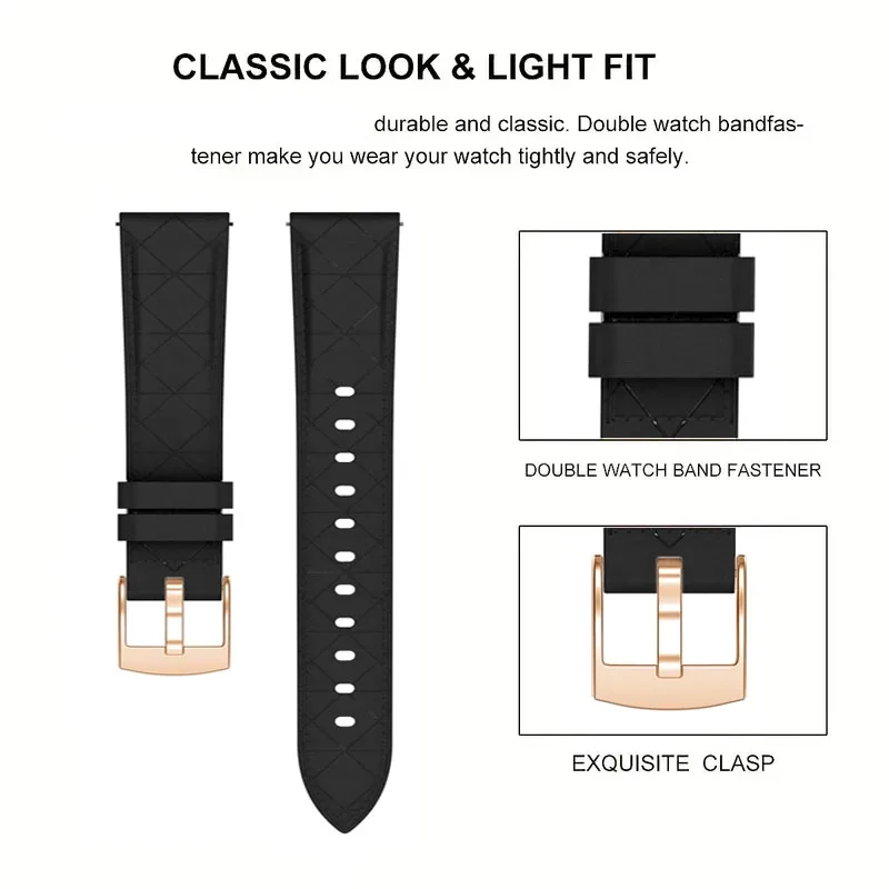 For Garmin Forerunner 165 245 645 Smartwatch Strap For Venu 2 Plus SQ 2 Vivoactive 3 5 HR 18/20mm Band Replacement Bracelet Belt