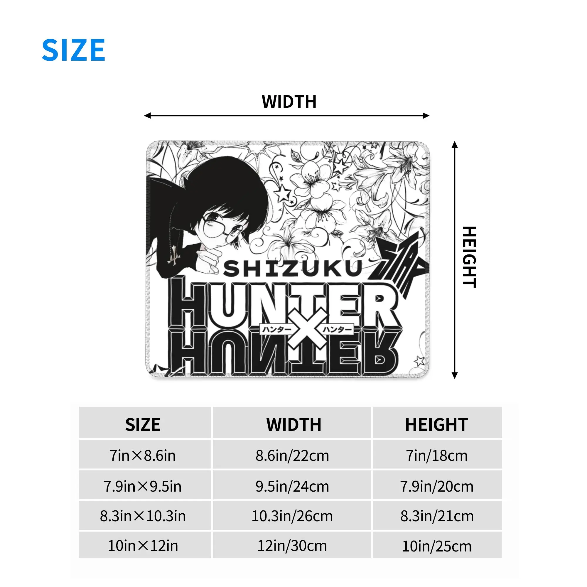 Japanese Hunter X Hunter Small Drop Shizuku Murasaki Mouse Pad Computer Keyboard Mouse Mat Gaming PC Laptop Desk Mat Table Mats