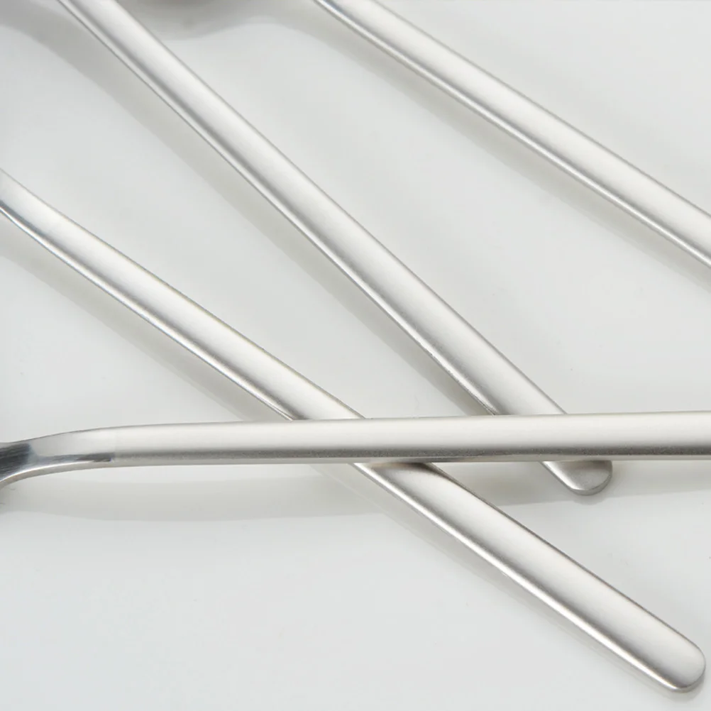 

5Pcs Stainless Steel Round Coffee Spoons Mirror Polished Serving Spoons for Soup Salad Cereal Bouillon Food Service Dishwasher