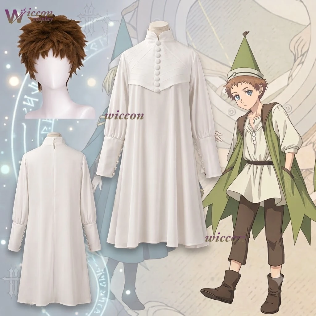 Perruque Courte et Moelleuse Orange YNot Cos Atelier Tartah avec Accessoire Doux Argenté Naturel pour Halloween, Convention Anime et Événements