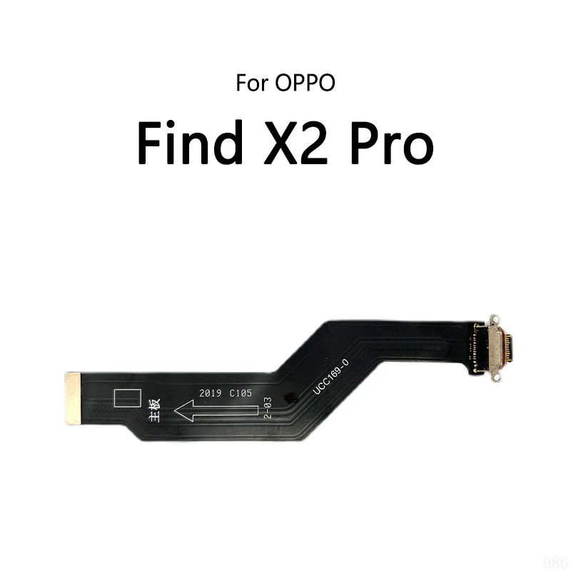 USB Charge Dock Port Socket Jack Plug Connector Flex Cable For OPPO Find X X2 Lite X3 Pro Charging Board Module