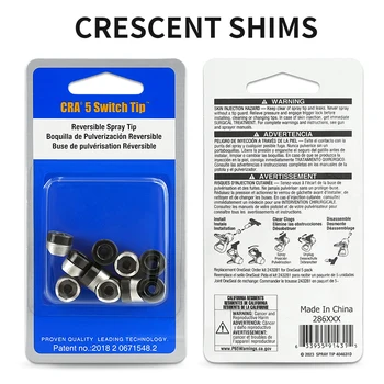 ปะเก็นหัวฉีด246452แบบย้อนกลับได้หัวฉีดพ่นสีสุญญากาศสำหรับเปลี่ยนปะเก็นหัวฉีดแบบไม่ใช้อากาศ