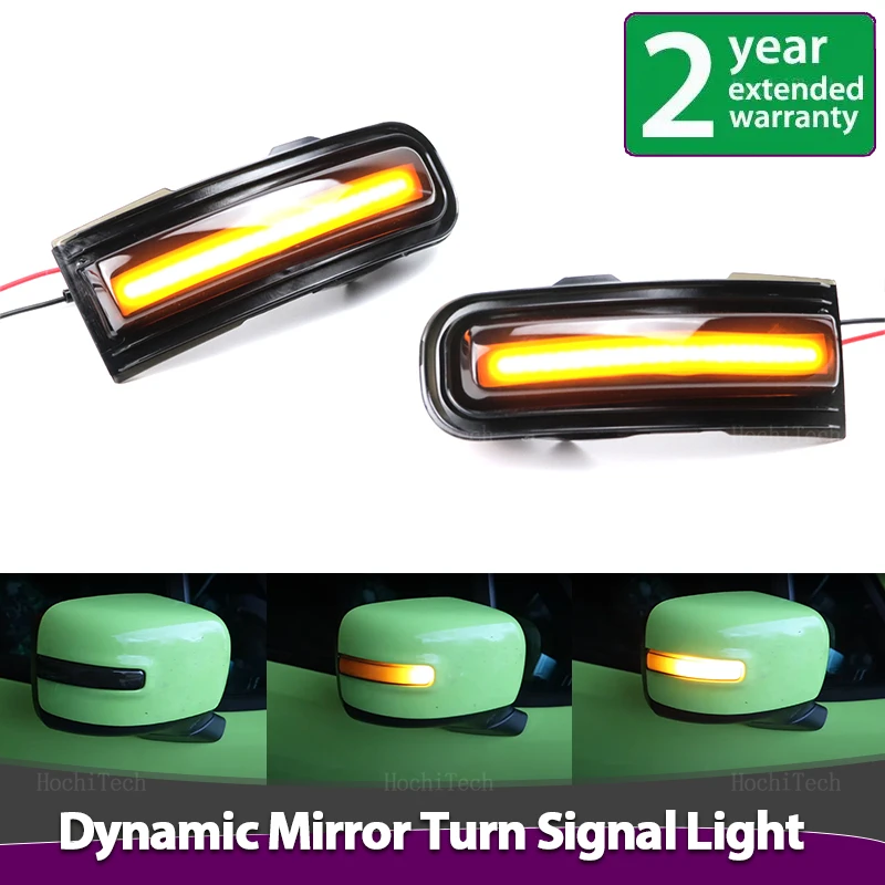 2pcs Dynamic Turn Signal LED Light Side Mirror Indicator For 2015-2022 Jeep Renegade