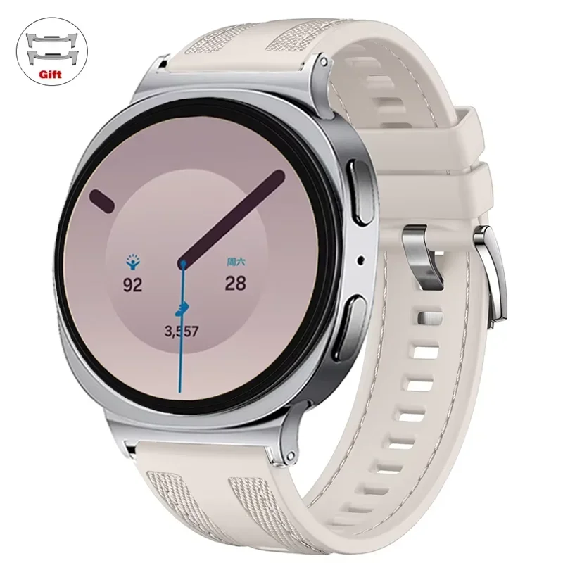Nylon-Silikonarmband für Samsung Galaxy Watch 9/8 Classic 40 mm 44 mm Smartwatch-Ersatzband für Galaxy Watch 9 40 mm Armband – Detail 8