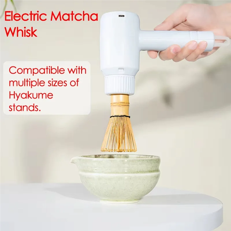 Dispositivo batidor Matcha eléctrico recargable, herramienta de batidora rápida para el hogar, tienda de bebidas, preparación de té DIY