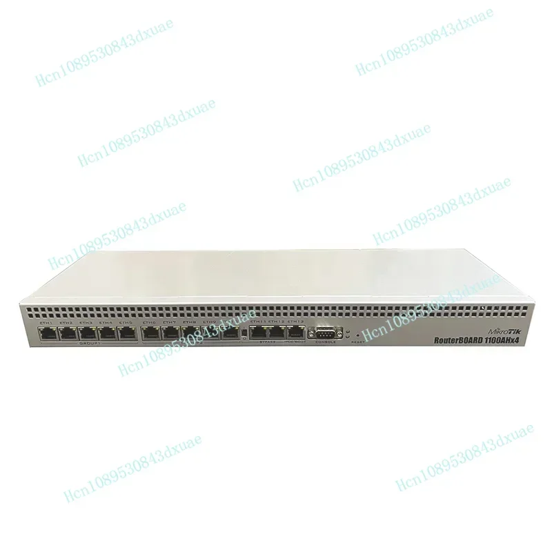 

RB1100AHx4 60GB M.2 drive 1U rackmount Router 13x Gigabit Ethernet ports Mikrotik RB1100AHx4