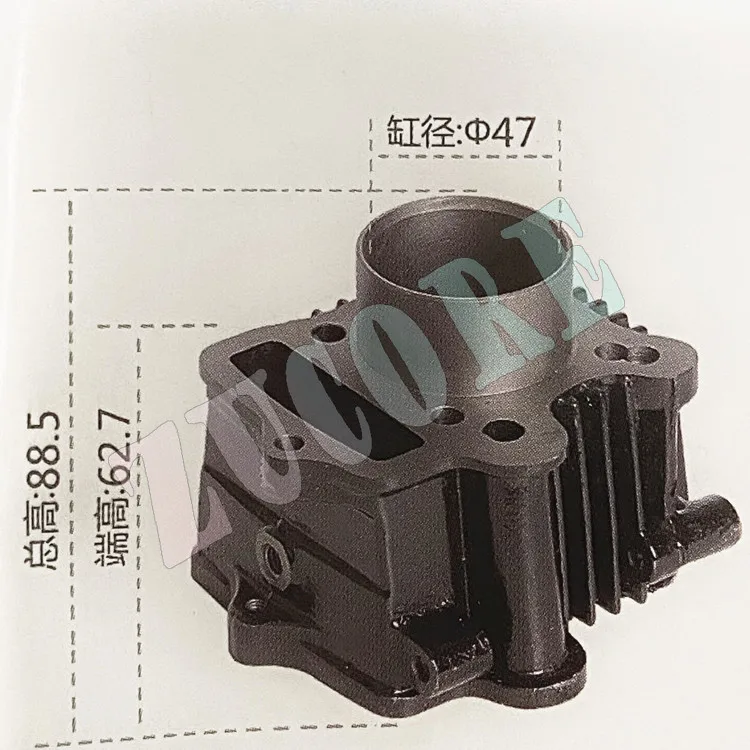 Детали двигателя мотоцикла Jialing JH70 ATC70 C70 TRX70 CRX70 XR70 цилиндр в сборе