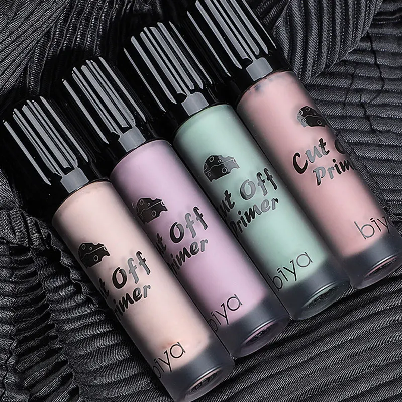 Biya สเตอริโอ Cut-Off 4สี Liquid อายแชโดว์ Soft Mist Matte Waterproof Long-Lasting Shimmer อายแชโดว์แต่งหน้า Eye accessorices