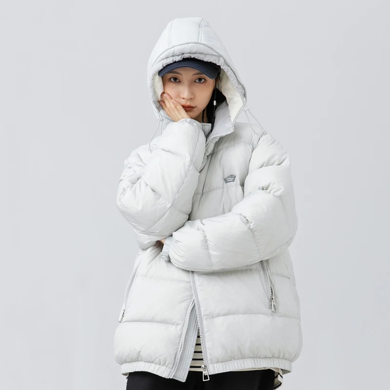 Men\'s Warm Winter Woman Down Jacket Solid Hooded Men Lightweight Padded Jackets Fashion Casual Couple\'s Puffer Jacket Women Coat