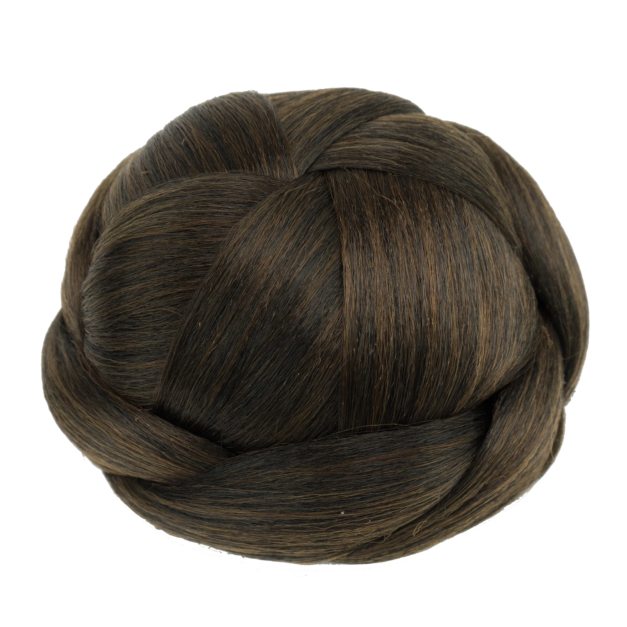 Synthetic Large Size Dancer Braided Chignon Hair Cover Donut Hairpieces Scrunchies Hair Bun Wig Updo for Women