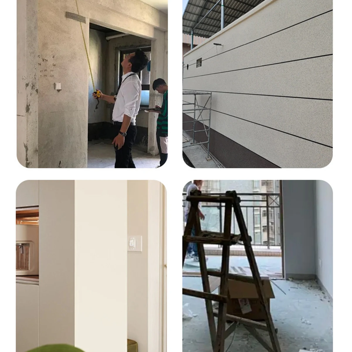 أدوات تلميع الجدران، مجرفة زاوية لصنفرة اليد ABS مع مقبض أداة زاوية الحوائط الجافة للجدار، أصفر #6