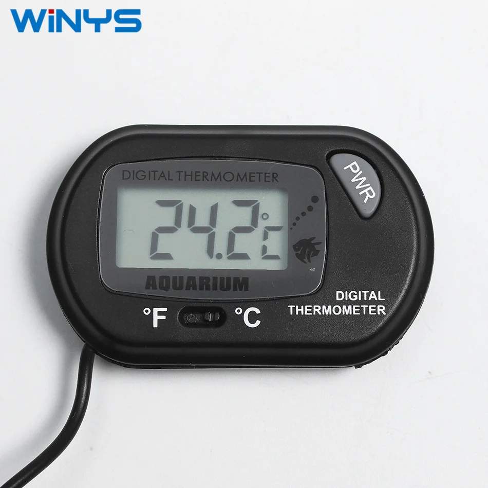 

50PCS Fish Tank Aquarium Pet Reptile Turtle Suction Cup Diving Pet Box with Probe Waterproof Electronic Thermometer St-3