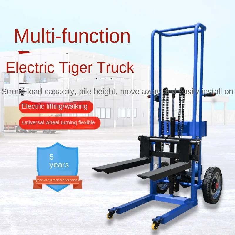 ZC Full Electric Tiger Cart Lifting Hydraulic Loading Truck Portable Small Push Handling Forklift