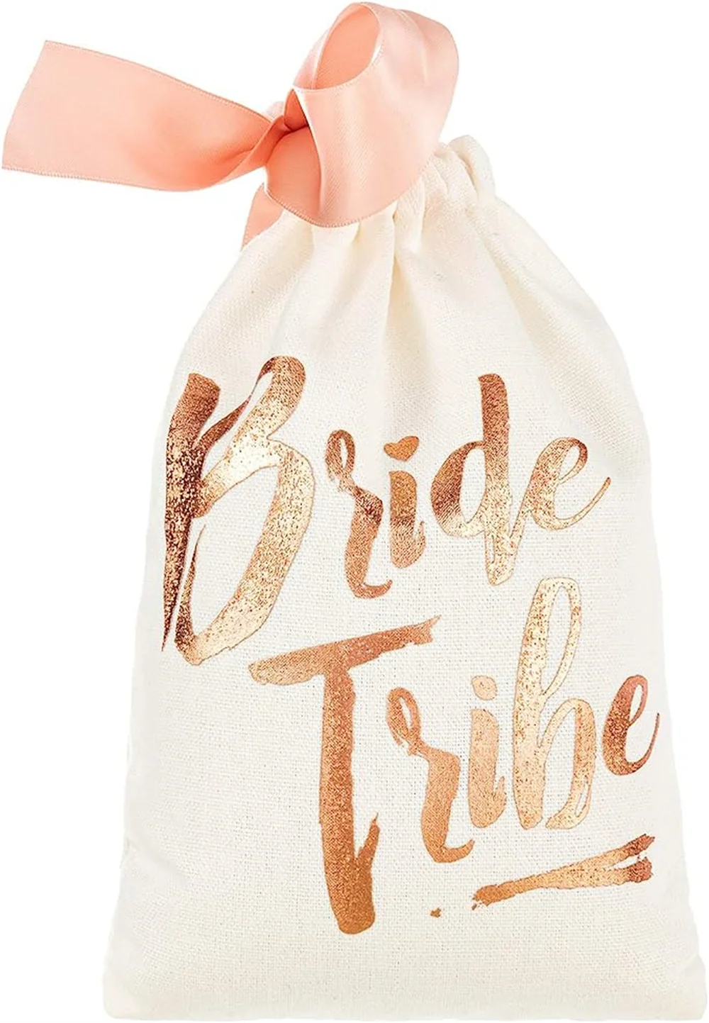 20pcs Bridal Shower Party Gift Bags,  Rose Gold Foil