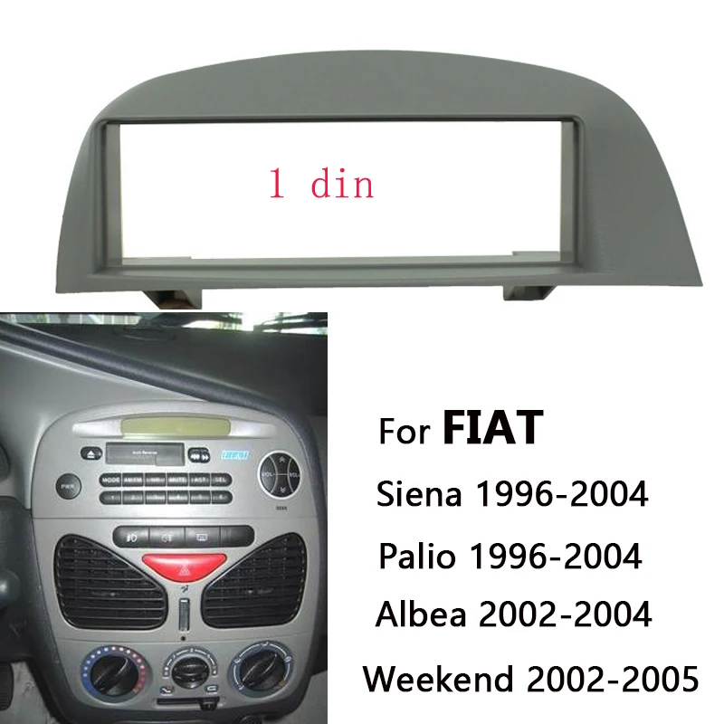 For Fiat Palio 1996-2004 Siena 2002-2004 Fascias Single-layer CD Card Machine Modification Bracket DVD Modification Face Frame