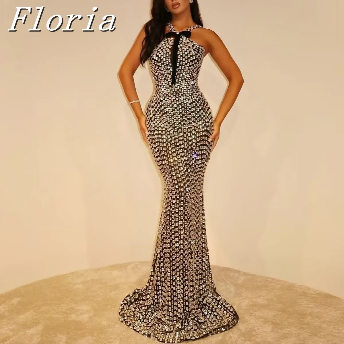 

Elegant Sparkly Mermaid Prom Dresses Fashion Full Rhinestones 2025 Gala Dresses Special Occasions فساتين سهرة