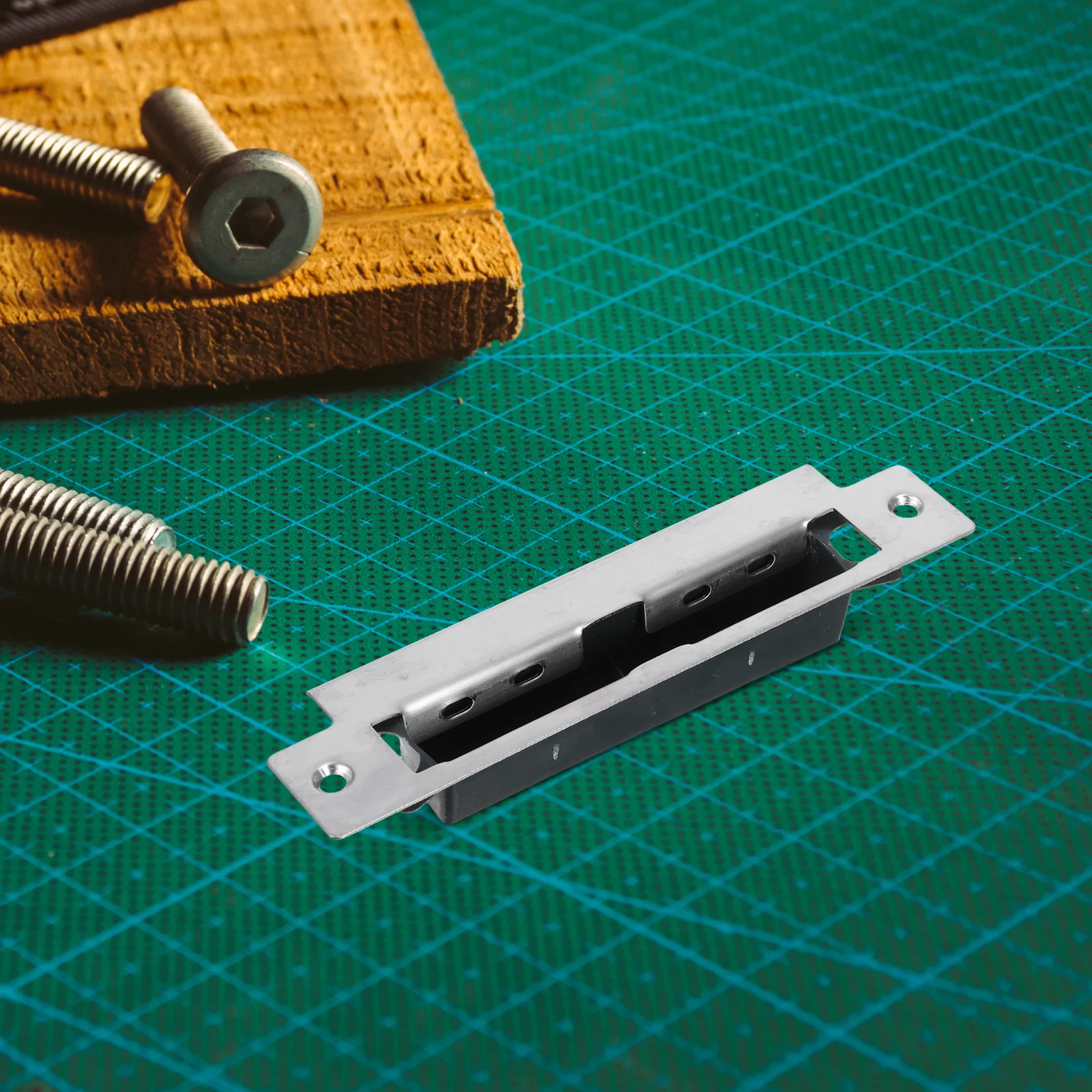 

Lock Accessories Stainless Steel Striker Plates for Interior Doors Heavy Duty Frame Strike Durable Material Precision