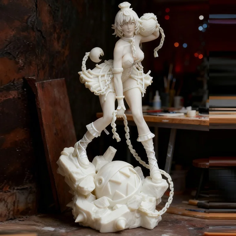 

LinDeekin D273 Индивидуальные 3D гаражные комплекты Неокрашенная фигурка GK Модели Белая смола Несобранные головоломки модели персонажей