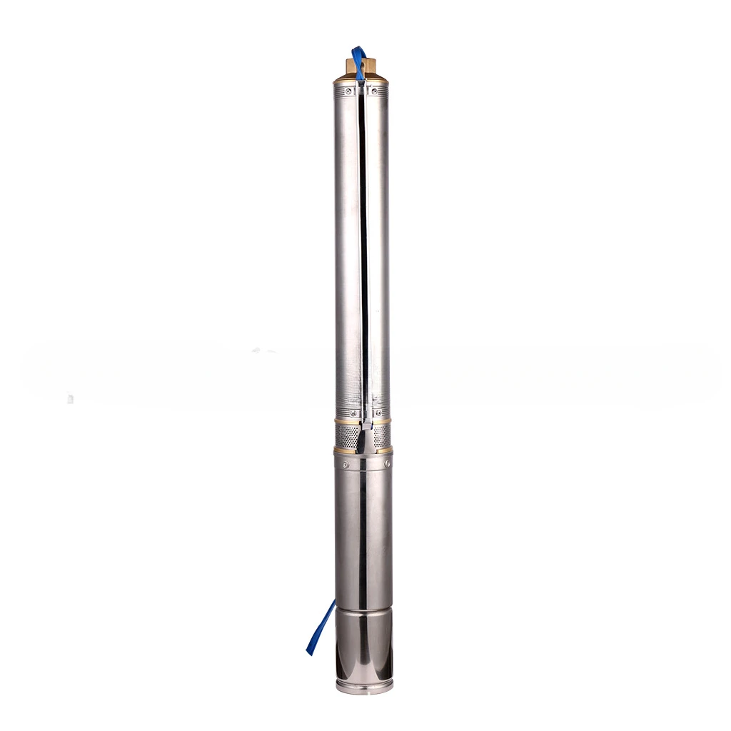 

Cross-Border Stainless Steel 4 "Deep Well Submersible Pump 0.75HP American Standard Impeller Vertical Water Pump 110V/60Hz