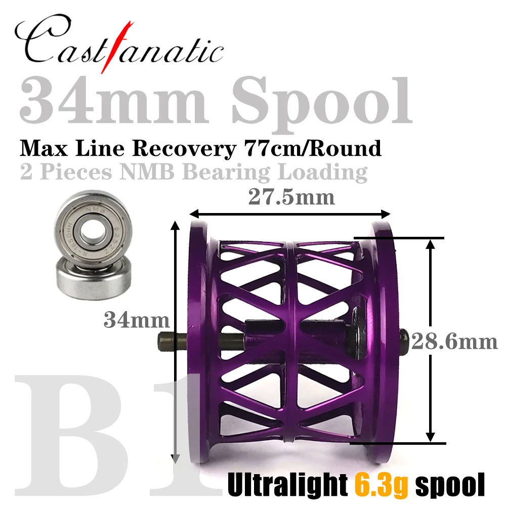 Carrete baitcasting BFS Castfanatic B1 Ultralight Finesse para perca - imagen 4