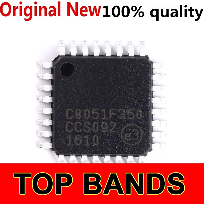 NEW Original 5pcs C8051F350-GQR C8051F352 QFP-32 C8051F580 C8051F580-IQR QFP48 IC Chipset