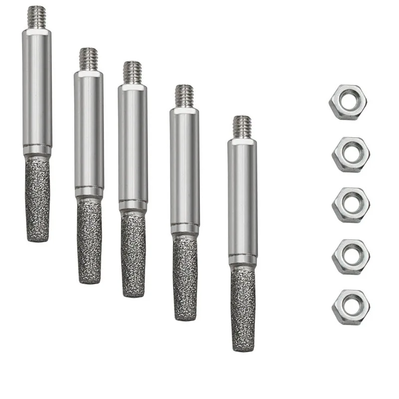 5PCS Cylindrical Burr Chainsaw Sharpening Kit for Electric Chain Saws 456mm Grinding Heads for Efficient Cutting Performance