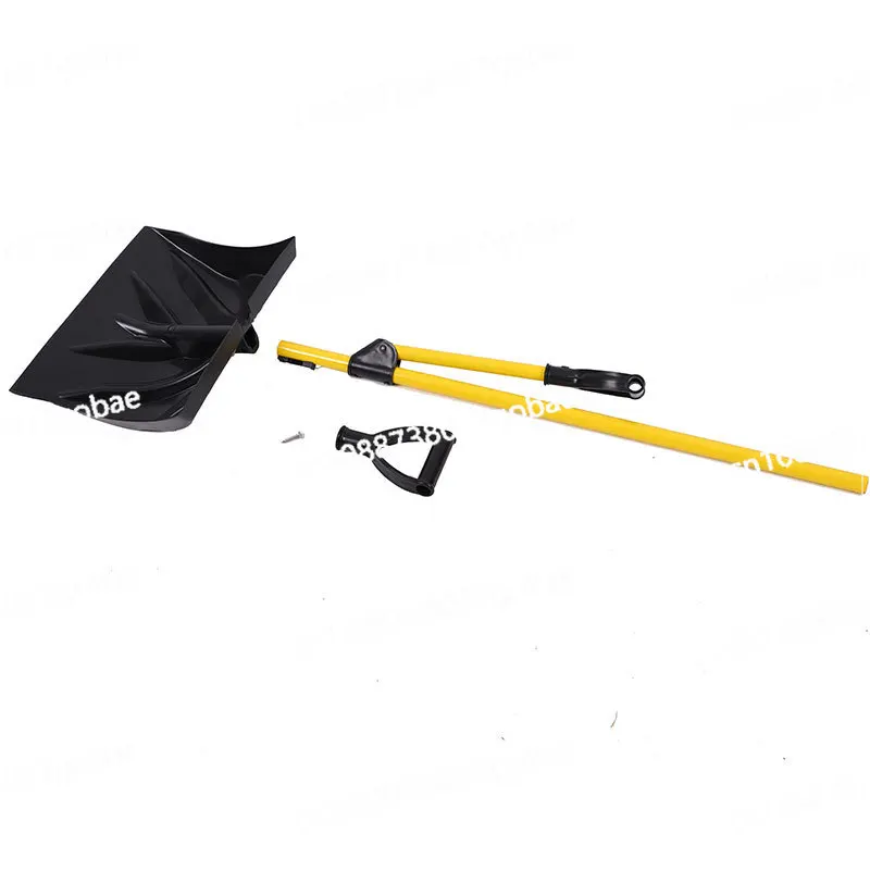

Household snow removal plastic shovel double rod labor-saving snow shovel snow remover