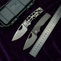 LEMIFSHE  OZ Rosie Real m390 Blade Titanium handle Copper Gasket Pocket EDC Tool Camping Outdoor Folding Knife