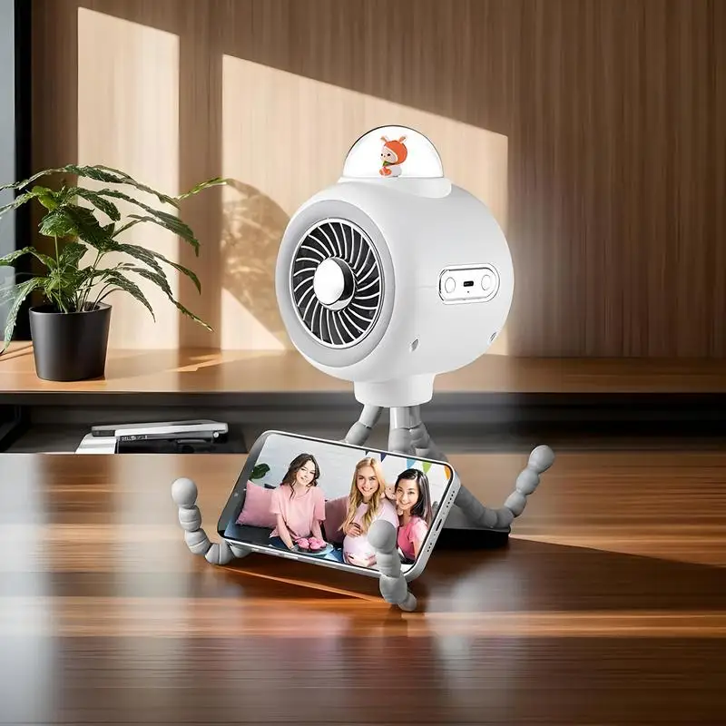 

Clip Fan For Stroller USB Rechargeable Cooling Clip Power Bank 3 Speed Cooling Device Adjustable Stand For Seat Baby Desk Crib
