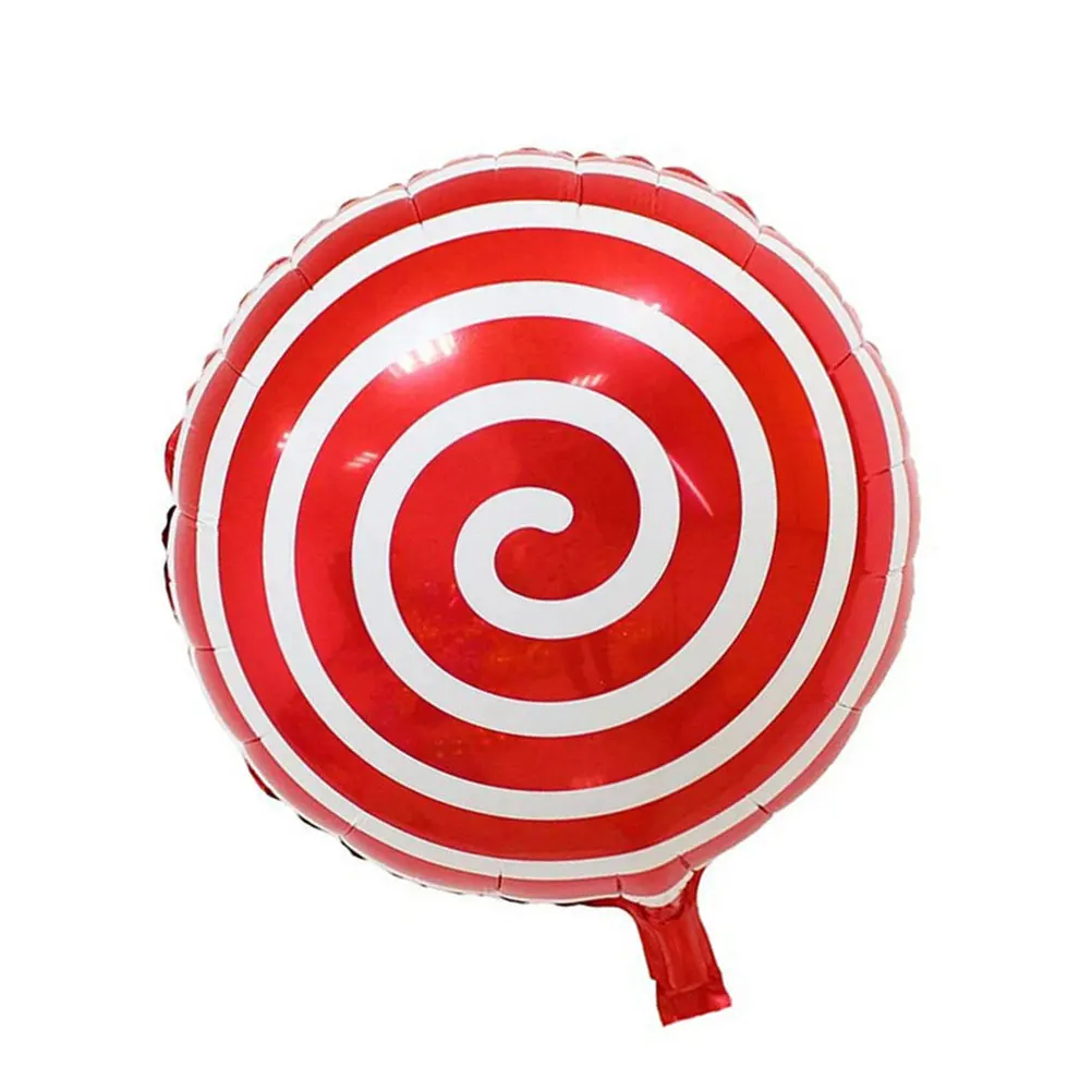 

Pink Balloons 18 inch Foil Kids Birthday Lollipop Reusable Helium Candy Glossy Creative Lovely Design Inflate