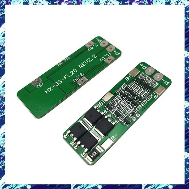 

1 комплект, литий-литиевая батарея 18650, зарядное устройство, печатная плата, плата защиты BMS 3S 20A для двигателя дрели, 12,6 В, литий-элементный модуль