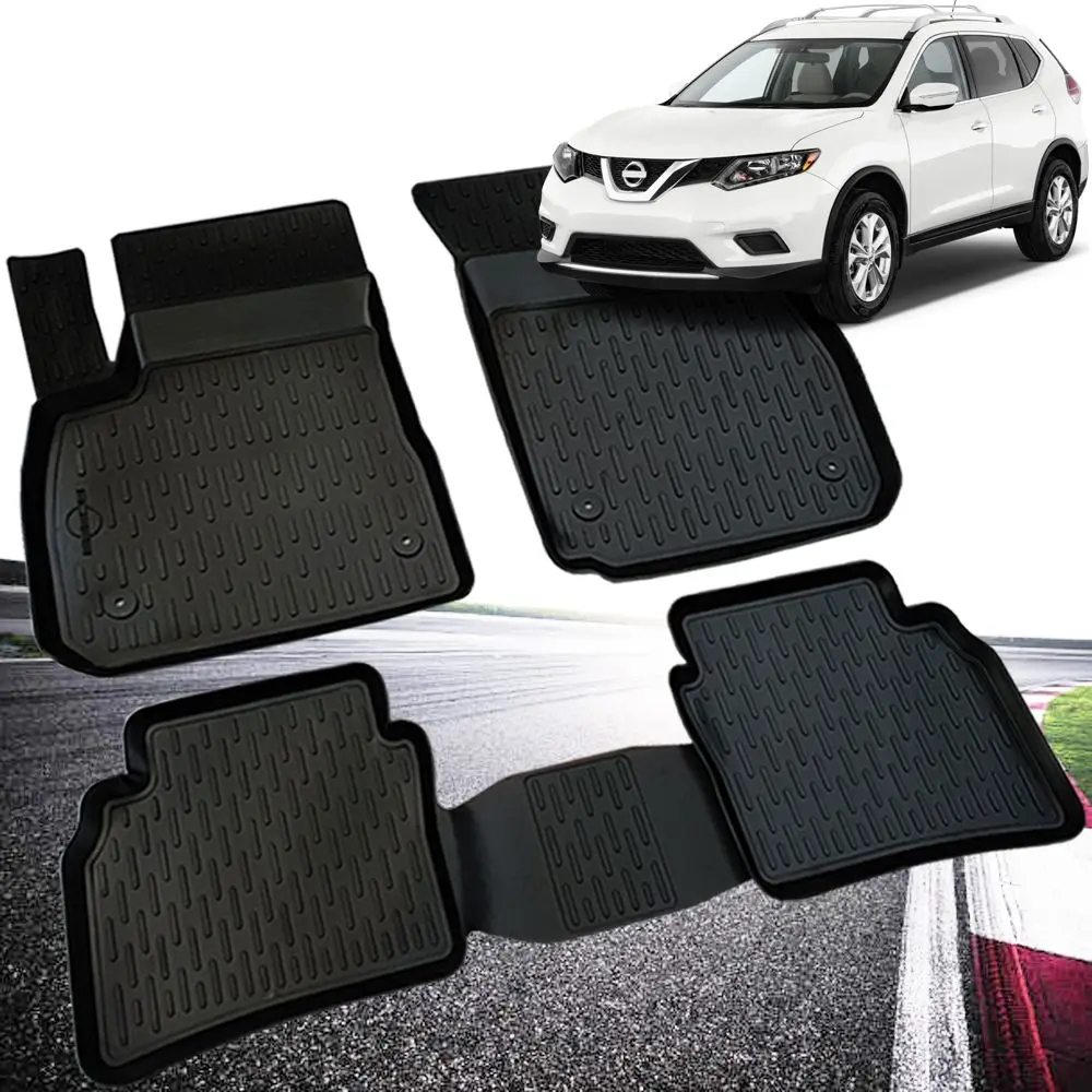 For Nissan X Trail car Mats 3D Pool 2014 Post BOSSE