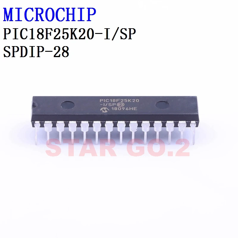 1PCSx PIC18F25K20-I/SP SPDIP-28 MICROCHIP Microcontroller