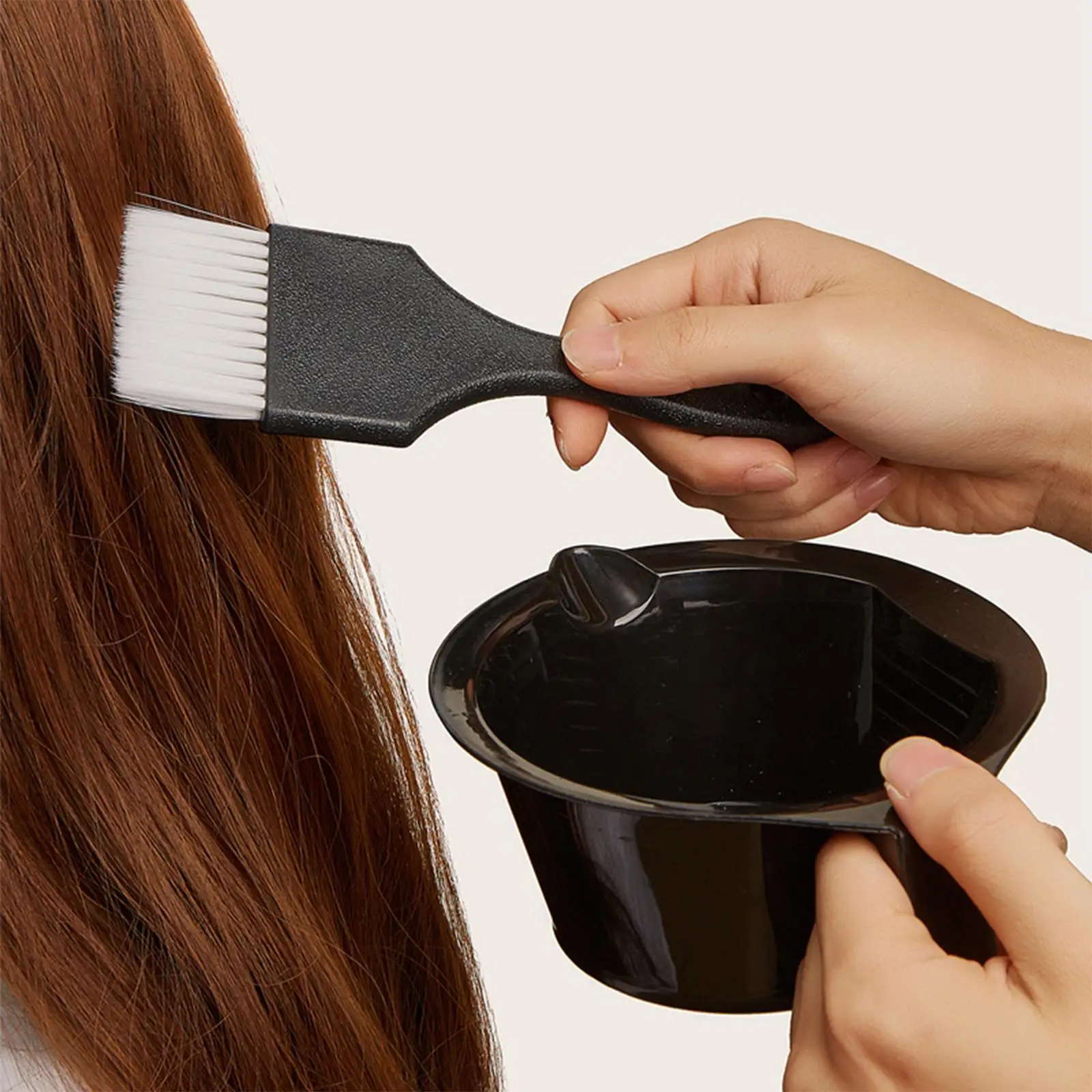 Professional Salon Hair Coloring Dyeing Kit, Hair Kit Hair Coloring Tool with Hair Dye Brush, Hair Color Bowl