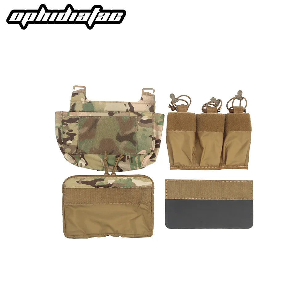 OPHIDIAN Hunting Vest Chest Mount DOPE Front Cover Pocket with Triple Magazine Pocket Kangaroo Pocket