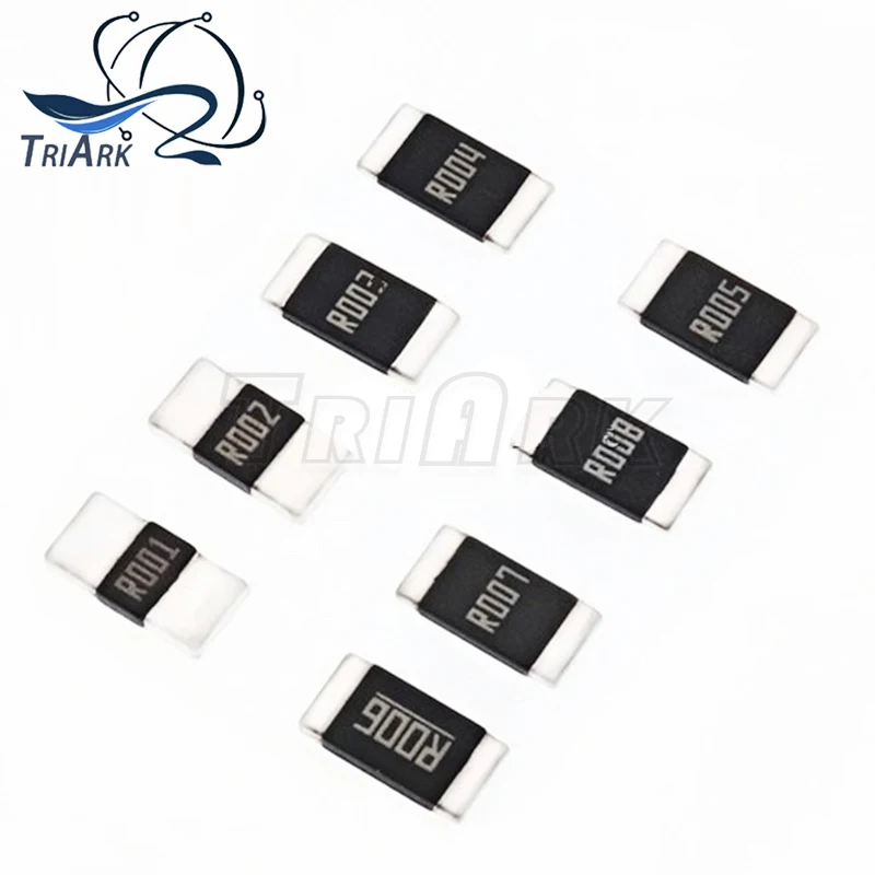20PCS 2512 ตัวต้านทานโลหะผสม SMD 2W 1% 0.1R 0.1 โอห์ม R100 R010 R020 R050 R100 R200 R220 R330 R470 R500 1R00 ความต้านทาน