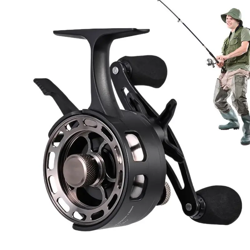 

Inline Ice Fishing Reel Temperature-Resistant Inline Freespool Reel 31 BB Wear-Resistant Ice Fishing Accessories Quick Release