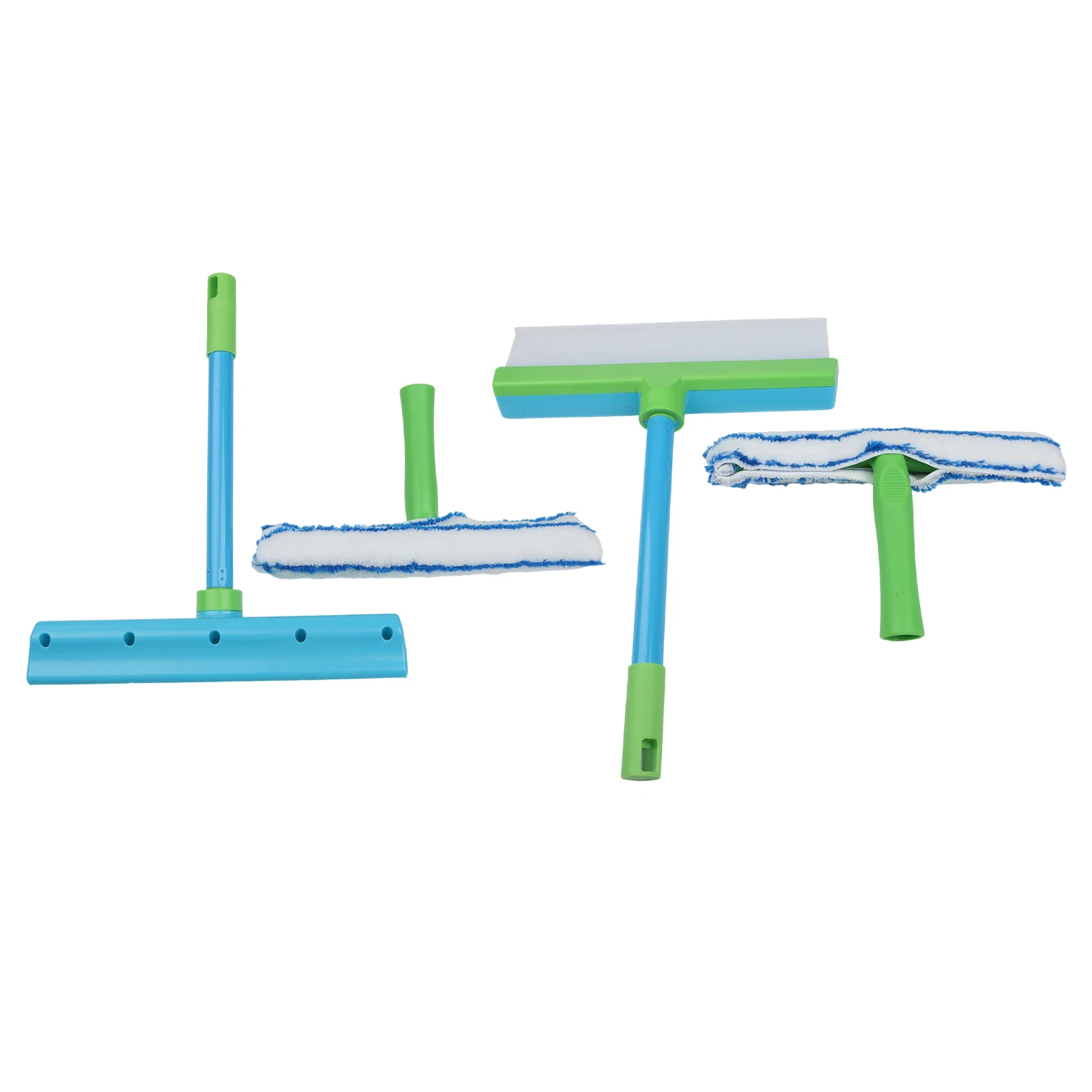 White Silicone Squeegee Kit With Wide Blade For Streak Free Window On Glass Mirrors Shower Doors Car Windshield Tools