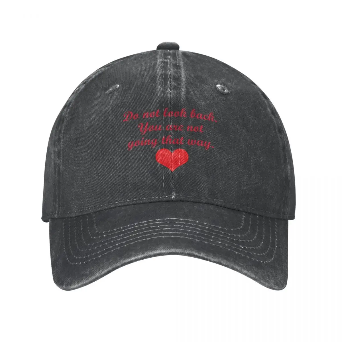 Do not look back Cowboy Hat dad hat Golf Hat Anime Bobble Men Caps Women's