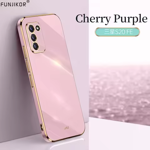 Case For Samsung Galaxy S20 FE S21 S22 S20 Ultra S21 Plus S21Plus s20fe 5G stlishy Plating Soft Silicon Gel Carcasa Woman man