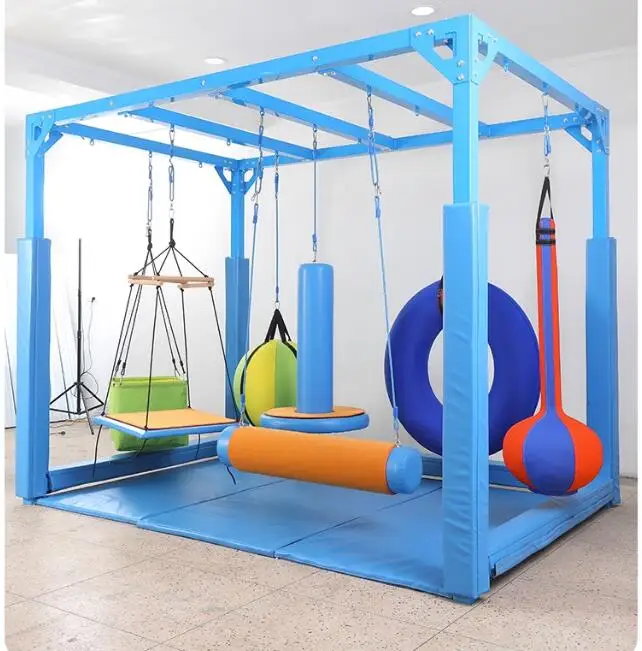 Early education suspension swing children sling rope hook garland climbing rope vestibular indoor sensory training equipment