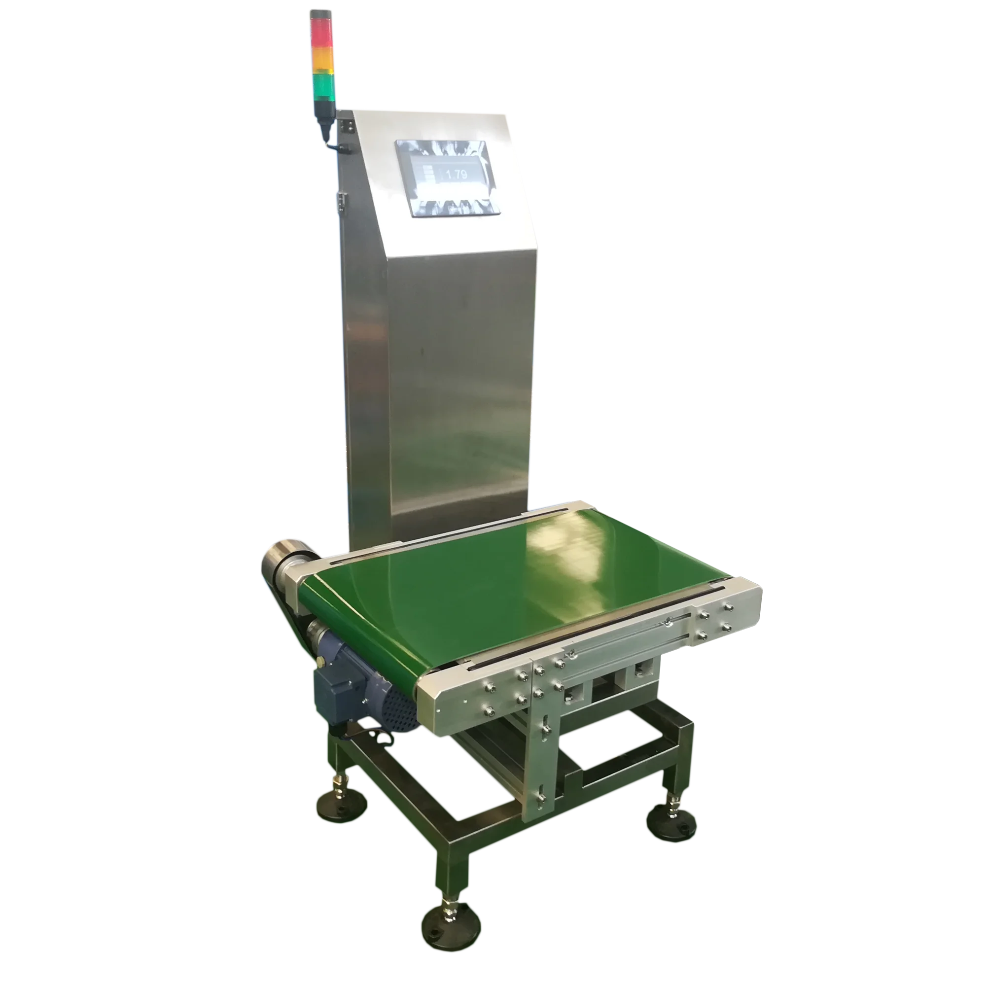 Macchina per pesare e smistare materiali medici