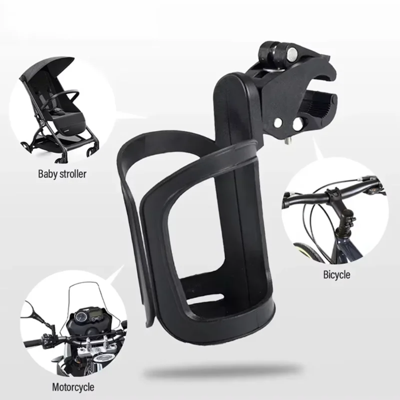 Bicycle Water Bottle Bracket Bike Adjustable Bottle Cages Cart Bottle Rack Baby Stroller Cup Holder Rack Bike Accessories