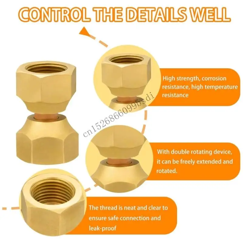 11UA 2pcs Brass Adapter