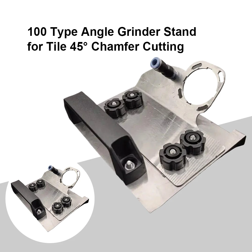 Imagem -04 - Angle Grinder Stand For Tile Ferramenta de Chanframento para Cortar Pedra Cerâmica Corte de Chanfro 45 Graus