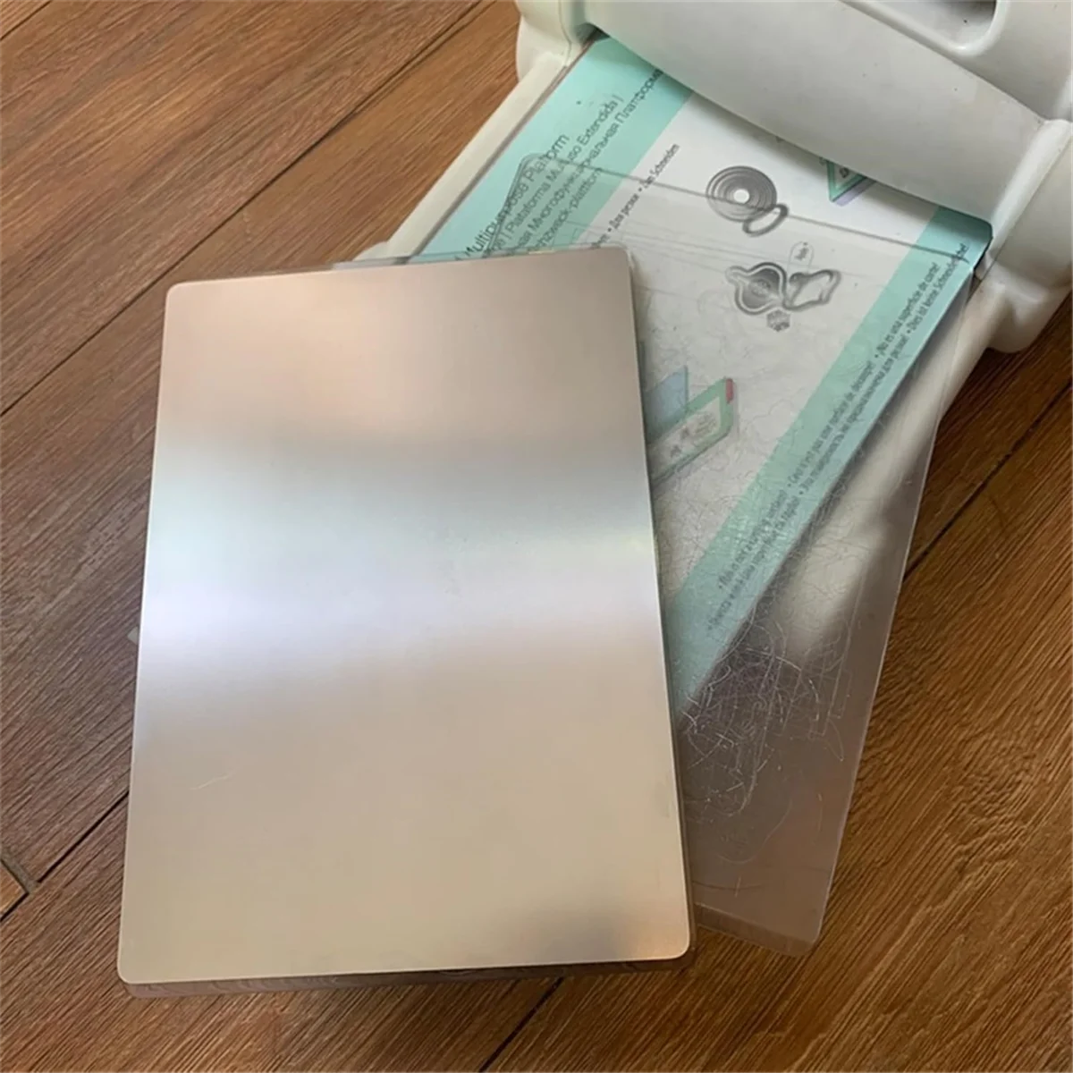 A83Z 8.5" X 6" Metal Adapter Plate for Cutting Dies Machine, Adaptor Scrapbooking Tools Die-Cuts Machine Shim Mat Arts Crafts