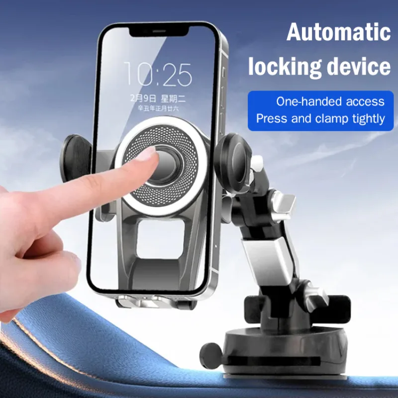 Car smartphone holder suction cup holder large truck armor spanning incar mobile phone holder