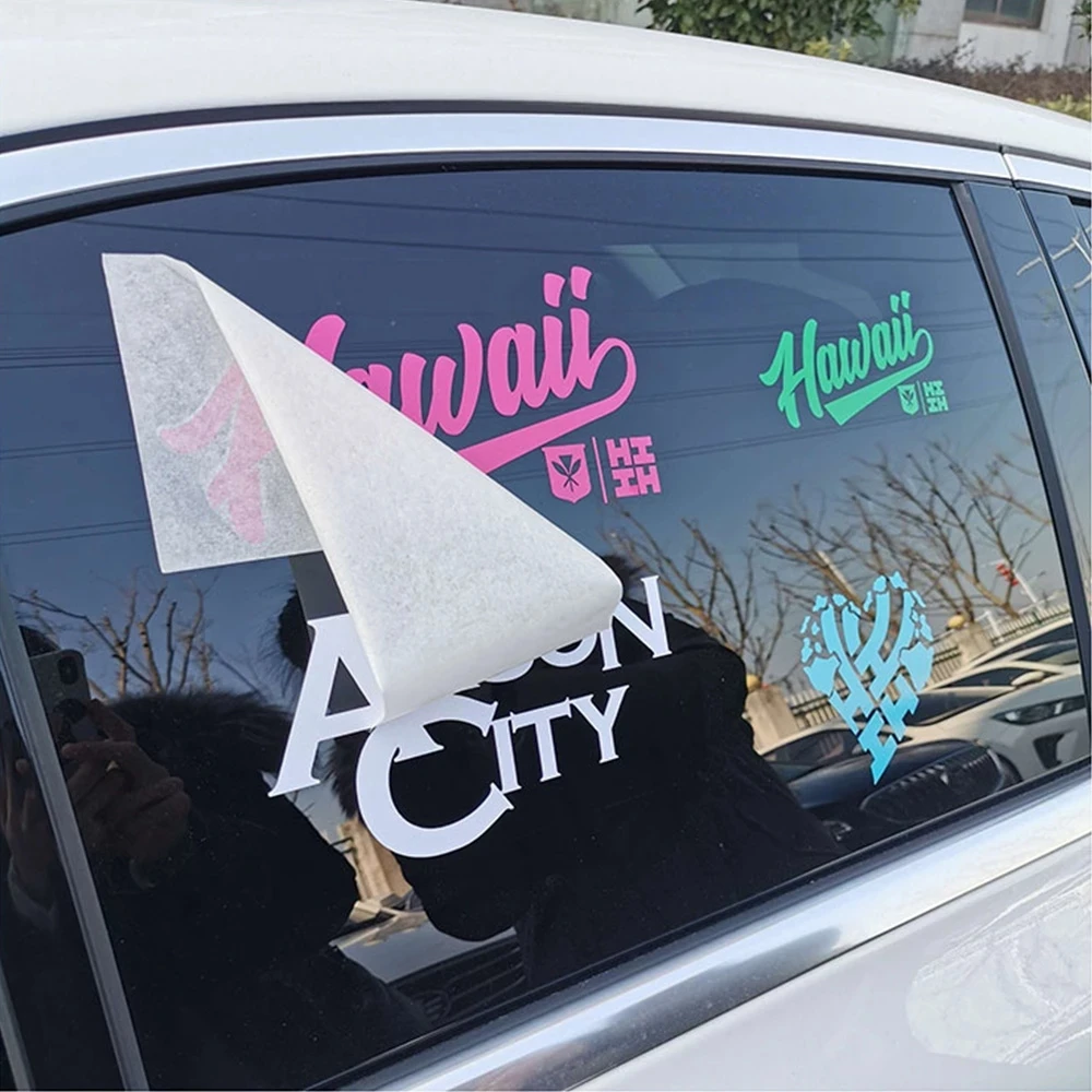 Custom Car Sticker Logos, Waterproof and Sun-proof, PVC Personalized Car Name Stickers, Customize Car Decals for Windows