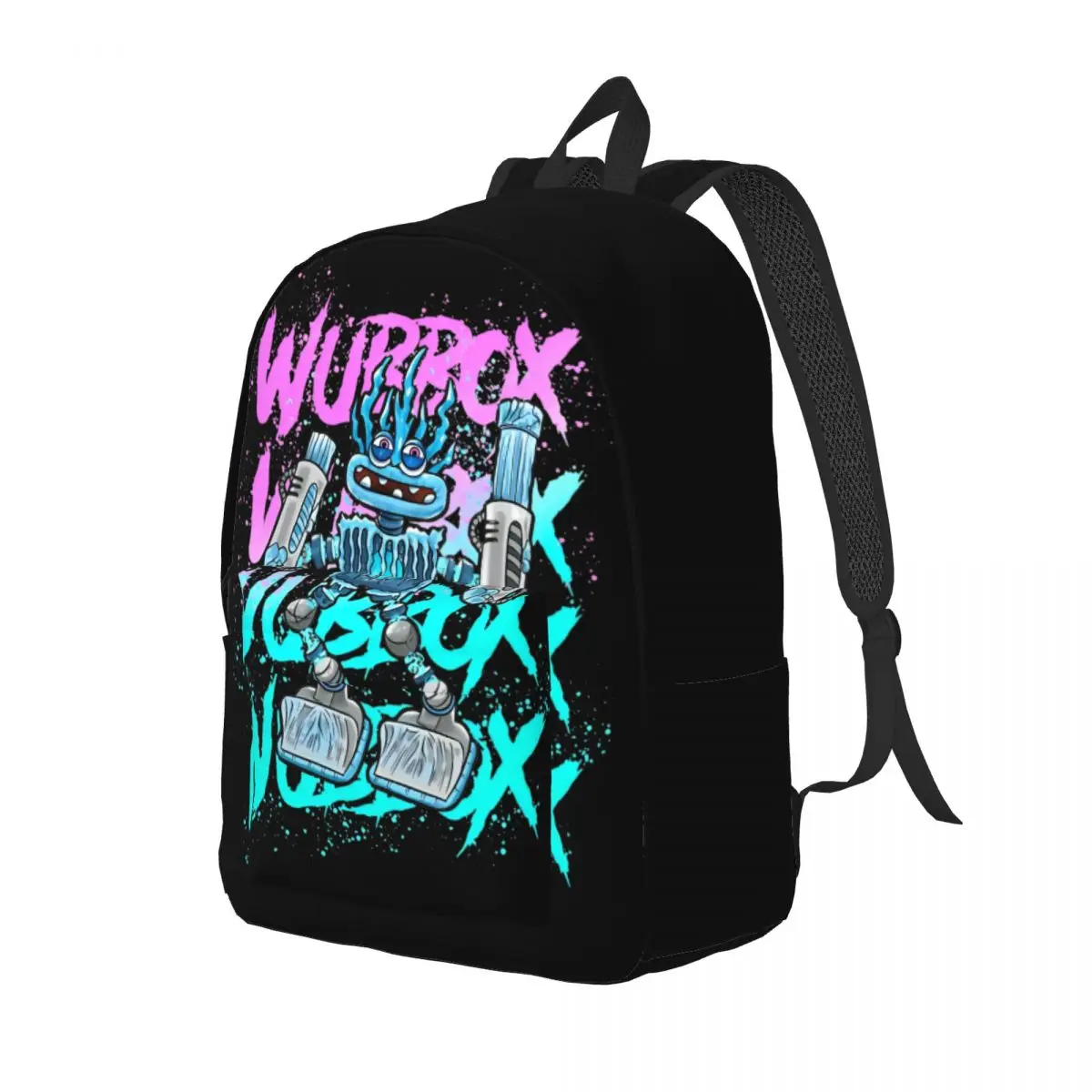 Wubbox My Singing Monsters Backpack Elementary High College School Student Bookbag Men Women Daypack Outdoor